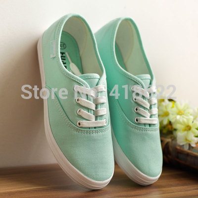 2013 fashion low breathable solid color flat shoes lazy casual canvas shoes women's sneakers