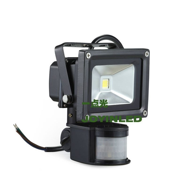 Hot Sale 10W LED Flood light PIR Motion Sensor AC85-265V led lamp waterproof outdoor lighting LED Floodlights