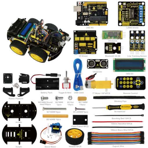 Intelligentne robotauto bluetoothiga