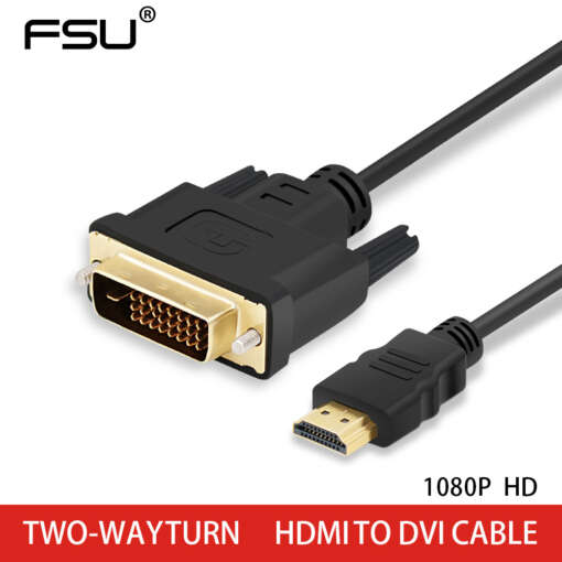 Kaabel DVI-st HDMI-ks