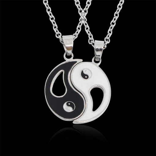 Kaheosaline kaelakett "Yin Yang"