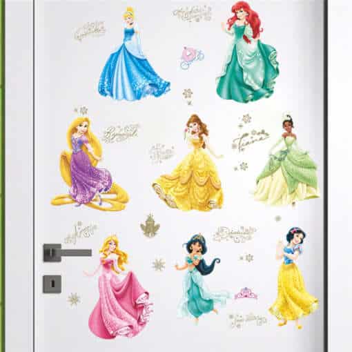 Seinakleeps Disney printsessidega