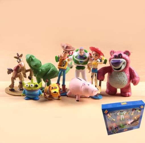 Väikesed "Toy Story 3" figuriinid - 9 tk