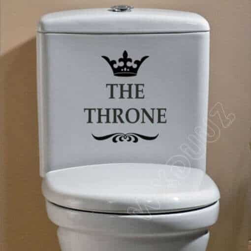 Kleebis "The throne" tualettpotile