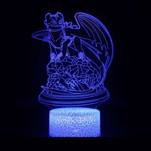 LED lamp "Toothless"