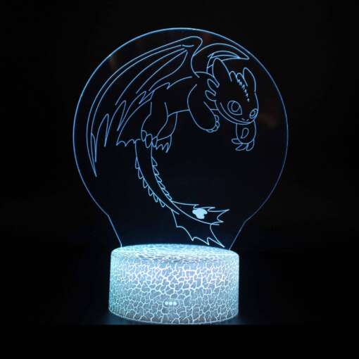 LED lamp "Toothless"