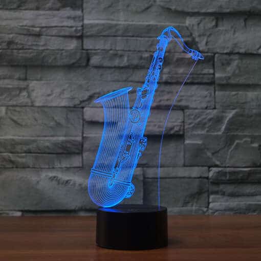 3D lamp "Saksofon"