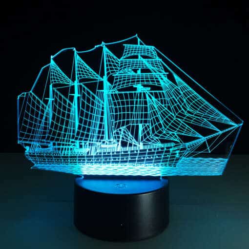 3D lamp "Purjelaev"