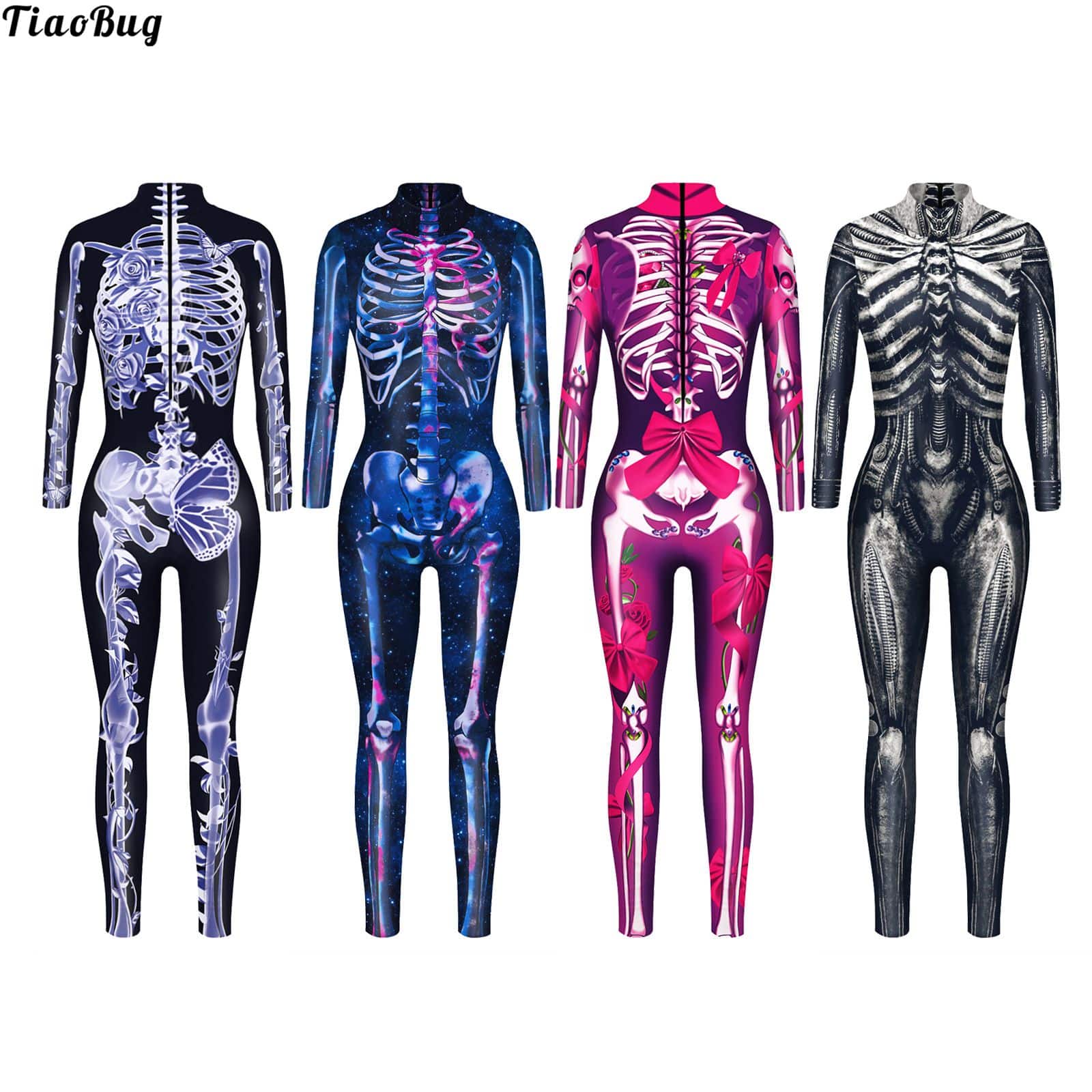 Naiste bodysuit "Skeleton"