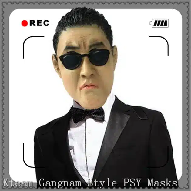 PSY mask päikeseprillidega