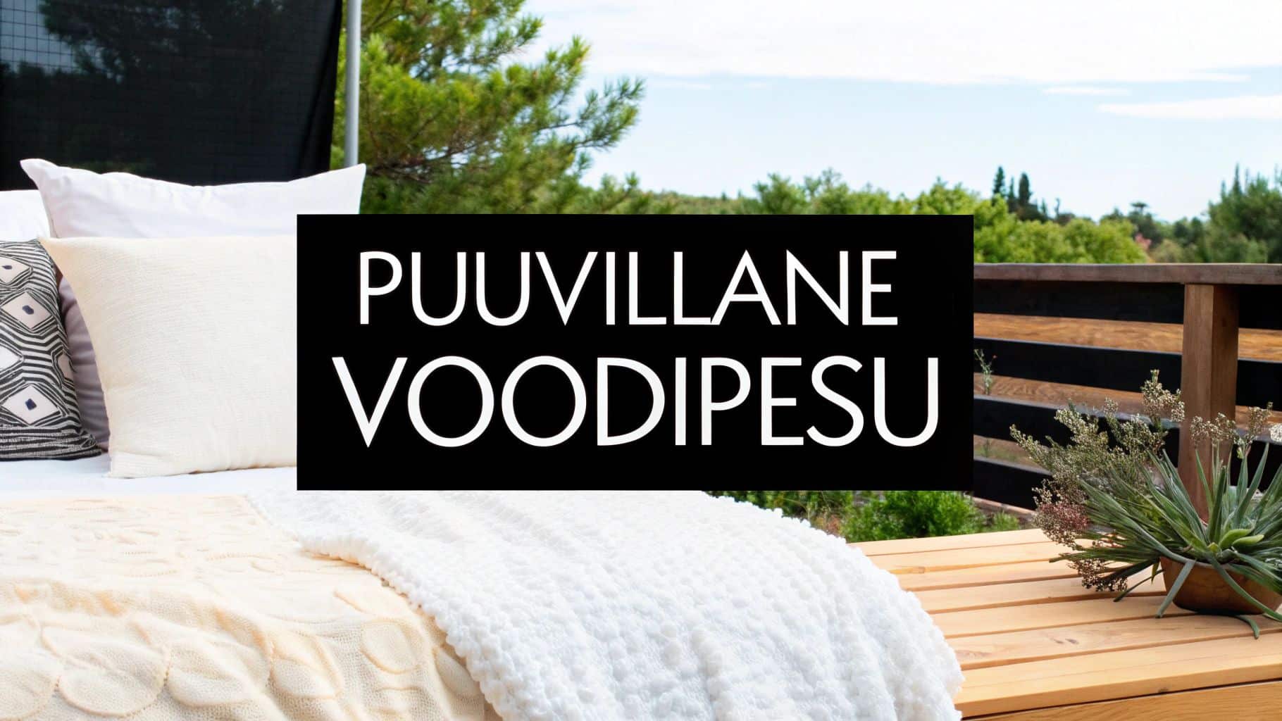 Puuvillane voodipesu